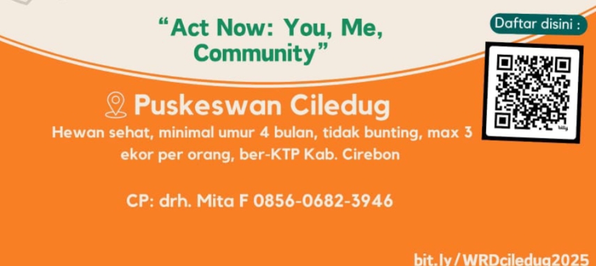 VAKSINASI RABIES GRATIS UPT PUSKESWAN CILEDUG