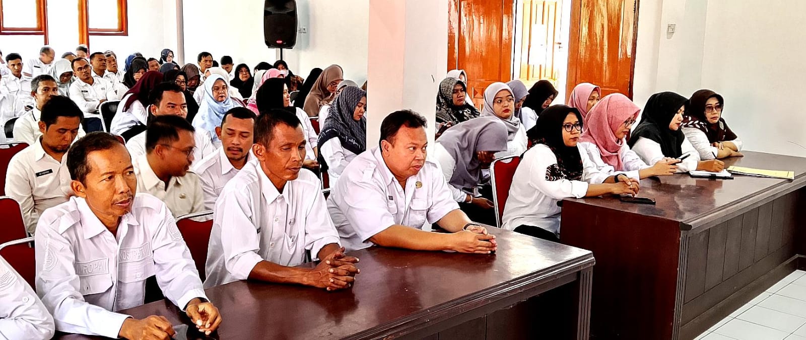 Kegiatan arahan dan briefing pasca libur Lebaran