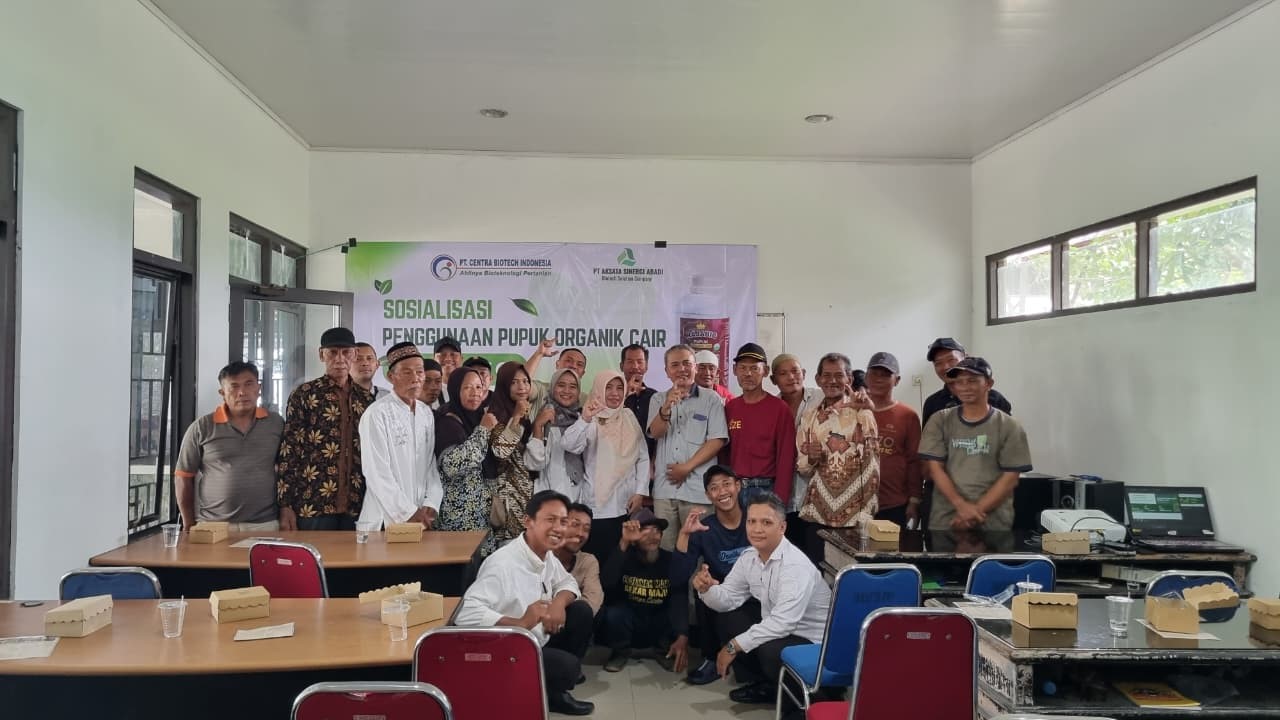 Kegiatan Sosialisasi Penggunaan Pupuk Organik Cair