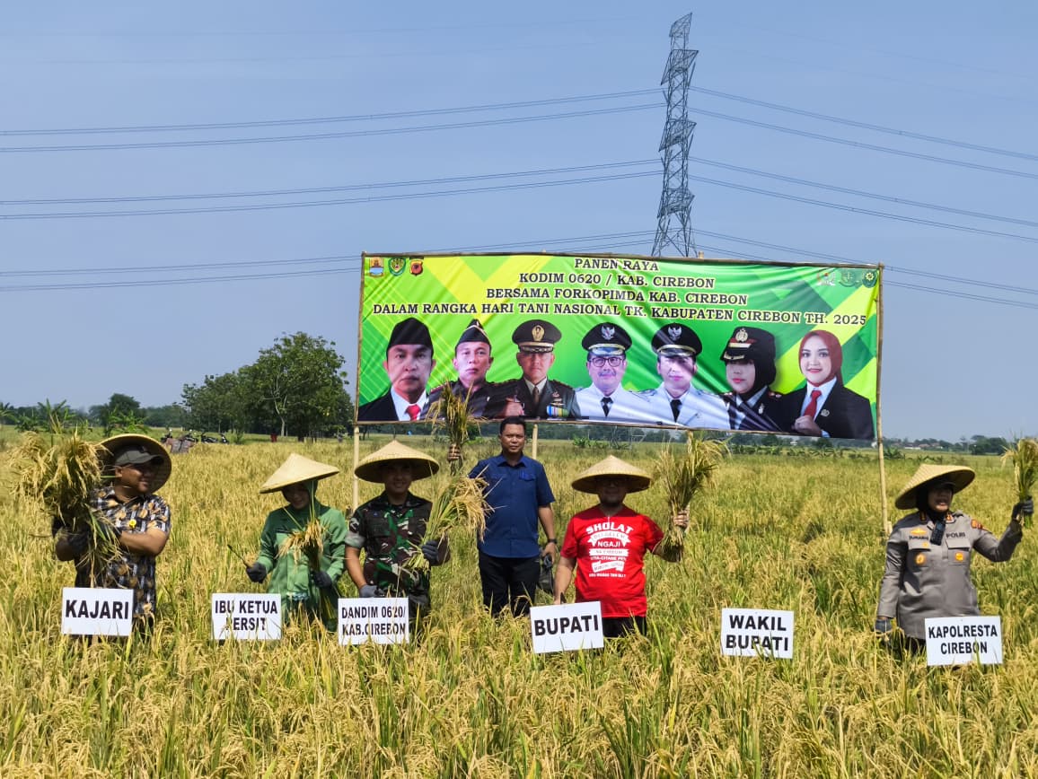 Panen Raya Hari Tani Nasional Tingkat Kabupaten Cirebon 2025