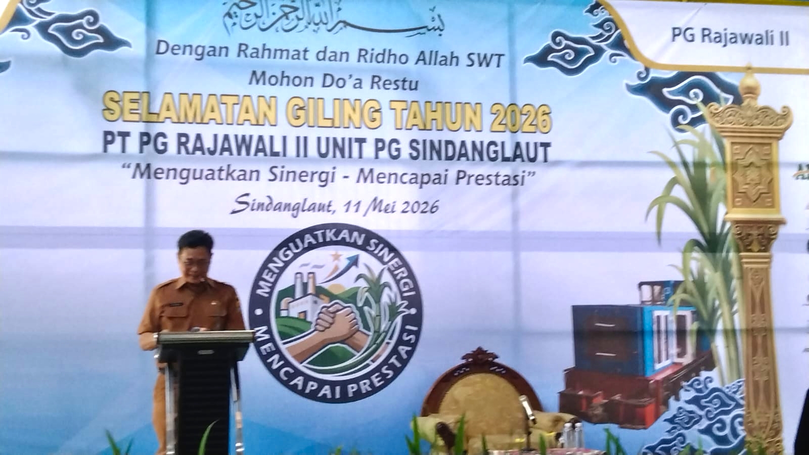 Selamatan Giling Tahun 2026 PT PG Rajawali II Unit PG Sindanglaut