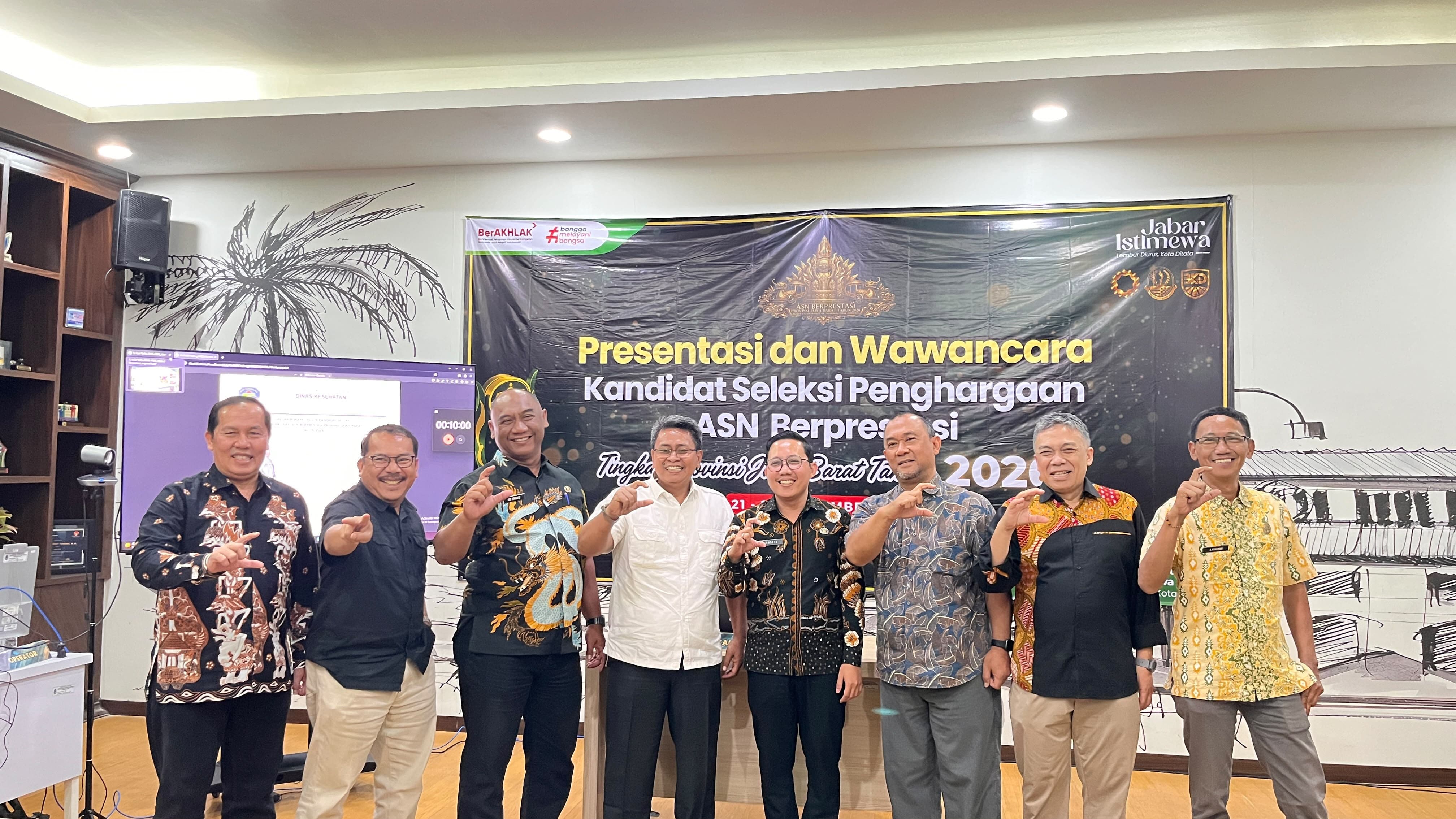 Kepala Dinas Pertanian Dampingi Peserta ASN Berprestasi Tingkat Provinsi Jawa Barat