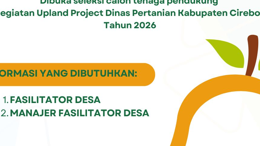 PENGUMUMAN SELEKSI CALON TENAGA PENDUKUNG UPLAND PROJECT KAB CIREBON TAHUN 2026*