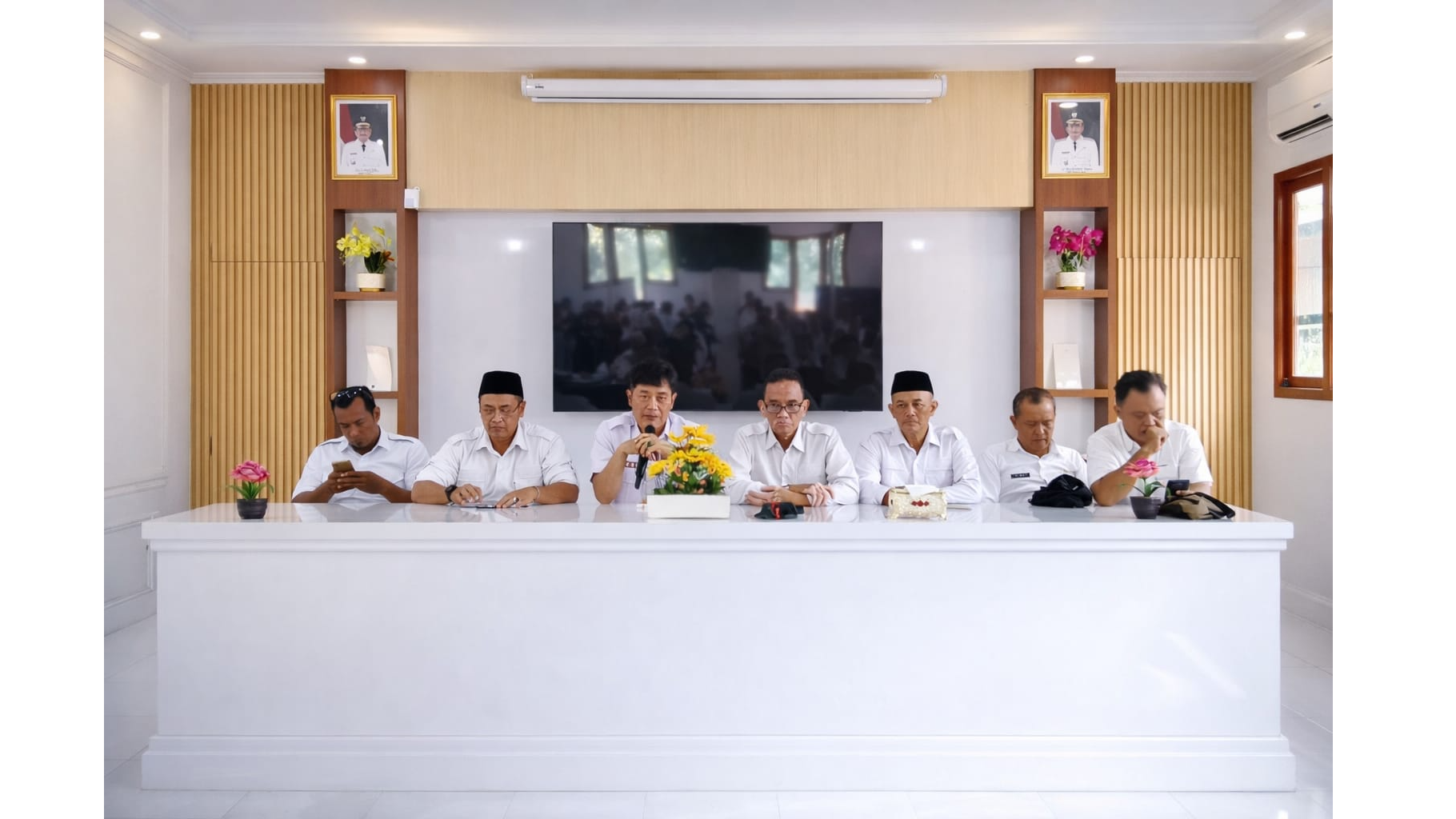 Kegiatan arahan dan briefing pasca libur Lebaran