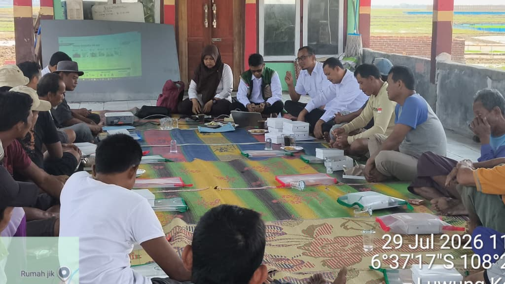 Monitoring Sekolah Lapang Good Agricultural Practices (SL GAP) Padi