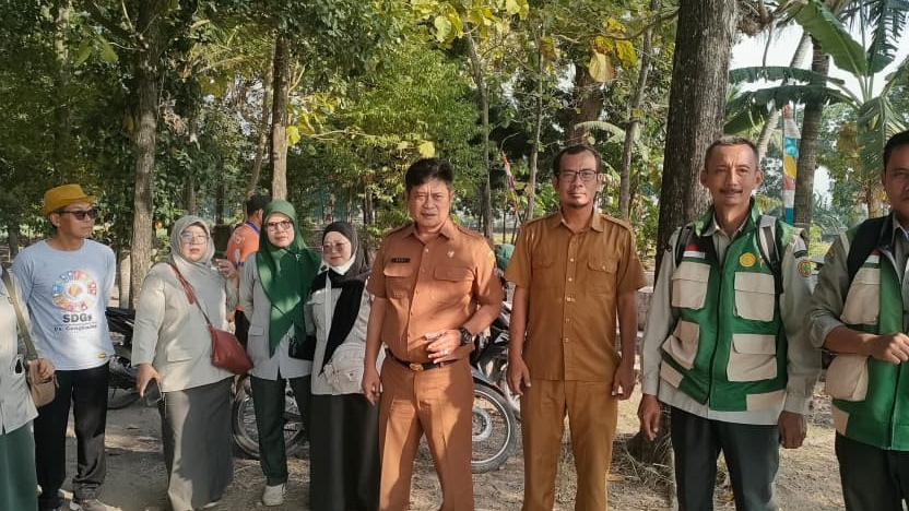 Dukung Ketahanan Pangan, Dinas Pertanian Gelar Penanaman PM-AAS di Desa Cangkuang Palimanan