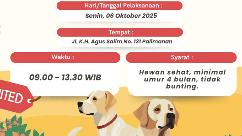 KEGIATAN VAKSINASI RABIES KALIWEDI